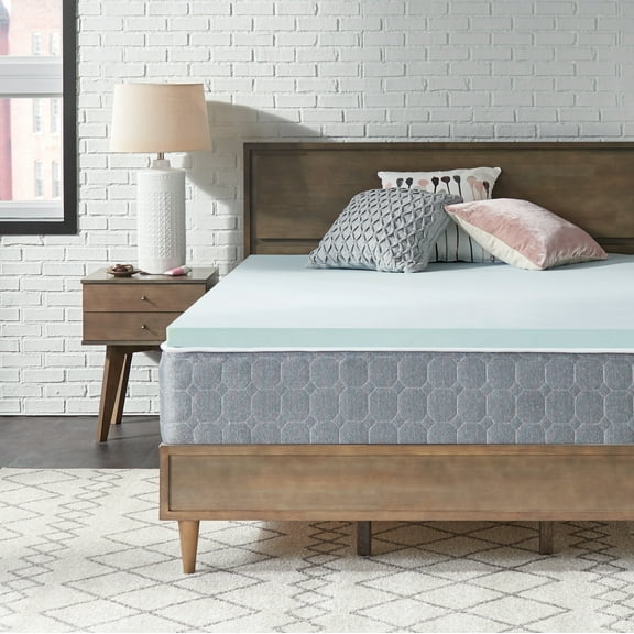 Sealy TrueForm Gel-Infused Cooling Memory Foam Mattress Topper, 2 or 3 inches
