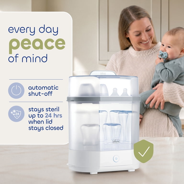 Chicco 3-in-1 Electric Steam Sterilizer, White photo 8