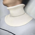thumbnail image 4 of Trayknick Men's Knitted Scarf Cold-Proof Versatile Keep Warmth All-match Solid Color Elastic Neck Cover for Winter Grey, 4 of 13