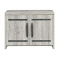 thumbnail image 2 of Grey Accent Cabinet with 2 Doors | Provide Functionality in Primary Living Spaces | Featuring Four Concealed Shelves | Simplify Storage Arrangement, 2 of 2