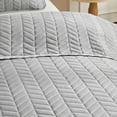 thumbnail image 6 of Taicans Bedding Set 3 Pieces Geometric Autumn Leaf Bedspreads Queen Size Quilt Bedding Set for All Seasons,Soft Summer Coverlet with 2 Pillow Shams Suitable for Bed,Couch,Quilted Blanket, 6 of 6