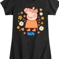 thumbnail image 3 of Peppa Pig - Peppa With Flowers - Girls Toddler And Youth Fitted Short Sleeve Tee, 3 of 5