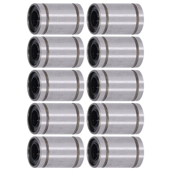 10 piezas de cilindro de cojinete de movimiento lineal, ejes ópticos, marco de prueba deslizante, repuesto ID 6 mm OD 12 mm LM6UU