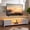 White2, variant on Grey TV Stand, LED TV Stand Modern Entertainment Center for Living Room LED Console Table for TV LED TV Cabinet for 65 inch TV