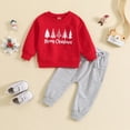 Baby Boy Christmas Outfit,Toddler Boys Long Sleeve Print Shirt Tops And