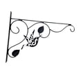 thumbnail image 4 of Plantas colgantes Soporte de patio decoración de hierro estable un de pared de pared de servicio pesado único para macetas de macetas de flores, 4 of 8