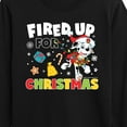 thumbnail image 3 of Paw Patrol - Fired Up For Christmas - Toddler And Youth Long Sleeve Graphic T-Shirt, 3 of 6