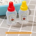 thumbnail image 2 of Portable Mini Ketchup Bottle Small Size Sauce Squeeze Bottle Lunch Salad Sauce Mustard Honey Container for Picnic, 2 of 5