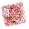 thumbnail image 1 of Panel de pared de flores artificiales, fondo floral para decoración de bodas. Rosa, 1 of 9