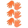 thumbnail image 4 of Juego de 3 pares para deportes y educación preescolar, ideal para jardín de infantes, marcadores de piso con huellas de manos de PVC antideslizantes de color naranja, 4 of 8