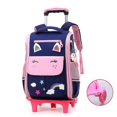 thumbnail image 1 of Sac à Dos à Roulettes pour Filles, Sacs Trolley Scolaires avec Roues, Sac à Dos Roulant pour Garçons, Sac à Dos à Roulettes pour Enfants, 1 of 5