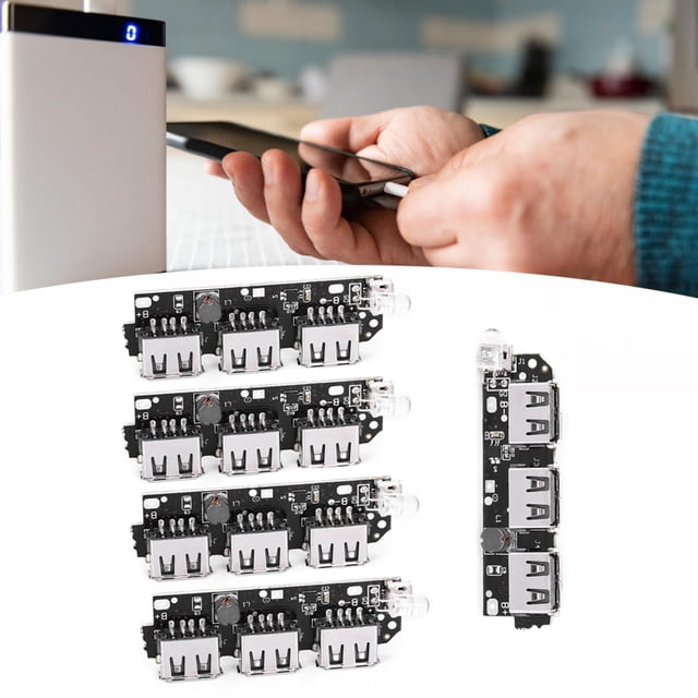 Módulo De Banco De Energía, Módulo De Cargador De Banco De Energía Estable, Baterías De Litio Recargables, Baterías De Teléfonos Móviles, Baterías Para 3,7-4,2 V