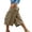 Khaki, variant on Capri Cargo Pants for Women Palazzo Slack Wide Leg Dress Capris Culottes with Pockets Slack Summer Lightweight High Waist Cropped Pants,S,Green