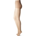 thumbnail image 2 of L'eggs Women's Silken Mist No-Roll Waist Band Control Top Pantyhose, 3 Pack, 2 of 4