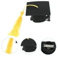 thumbnail image 5 of Yongwei Yellow Doctoral Cap with Tassel for Grad Party, 5 of 10