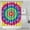 Colorful Rainbow Tie, variant on Colorful Tie Dye Mandala Pattern Shower Curtain 72"x72" ,Bathroom Decorative Shower Curtains Set with 12 Hooks,Modern Waterproof Washable Shower Curtain