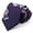 Purple, variant on Yongchuantie Fashion Light Blue Leaf Pattern Men's Tie Formal Business 8CM Wide Tie Gift Box