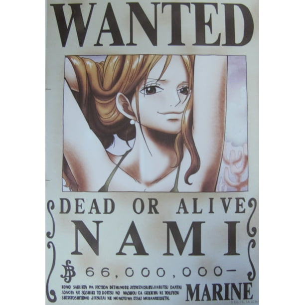 One Piece Wanted Poster Nami (New World)