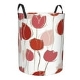 thumbnail image 2 of ZICANCN Pink Tulips Tulip Blossom Laundry Basket Organizer , Dirty Clothes Hamper for Bathroom Kids Girls Boys Laundry Hamper Medium, 2 of 8