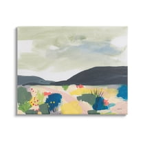 Stupell Industries Mountain Meadow Landscape Horizon Painting Gallery Wrapped Canvas Print Wall Art, Design by Jan Weiss