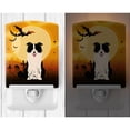 thumbnail image 2 of Caroline's Treasures BB4384CNL Halloween Border Collie Black White Ceramic Night Light, 6x4x3", multicolor, 2 of 2