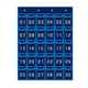 thumbnail image 1 of Organizador de bolsillo para artículos diversos para el aula, tarjeta multiusos para colgar en la pared Azul 30 Bolsillos, 1 of 9