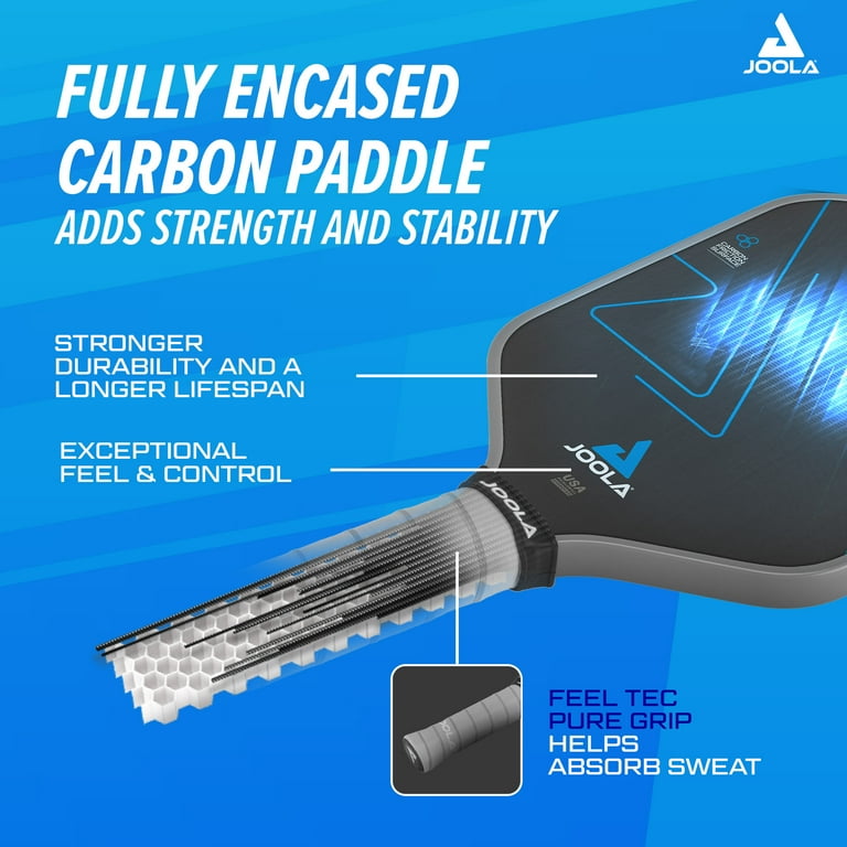 JOOLA Hyperion C2 Simone 14 ピックルボール パドル JOOLA Simone Jardim Hyperion Pro IV 16mm Pickleball Paddle