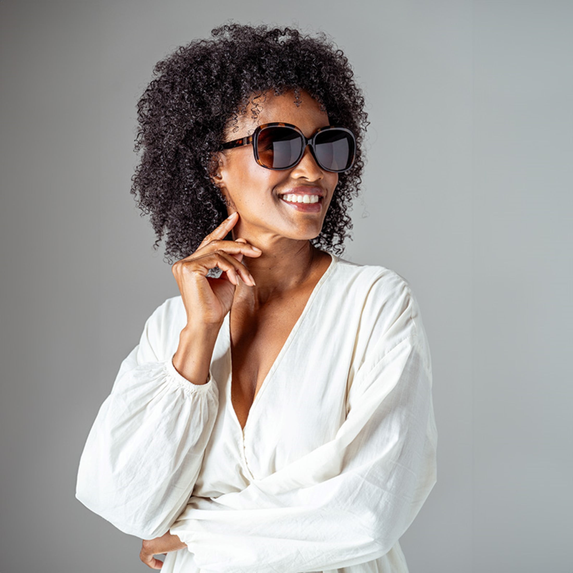 Optimum Optical Oversized Tortoise Shell Frame Sunglasses, Basic Beach