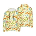 thumbnail image 6 of Bingfone Cartoon Snake8 Men's Drawstring Hoodie Long Sleeve Pocket Sweatshirts-4X-Large, 6 of 6
