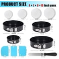 thumbnail image 2 of Non-stick Springform Pan Set with Cake Decorating Supplies, 4 Sizes, 2 of 6