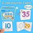 thumbnail image 5 of Tarjeta Digital 1-100 con símbolos de suma, resta, multiplicación y división, juego divertido, tarjetas de matemáticas, educación temprana para niños, 5 of 5