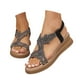 thumbnail image 3 of MKLEKYY Sandalias de Plataforma para Mujer, Sandalias de Estilo Bohemio de Moda de Verano para Mujer, Sandalias de Agua Con Punta, 3 of 5