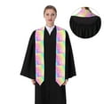 thumbnail image 4 of Fotbe Fish Scale Printed Class of 2024 Graduation Stole, 4 of 7