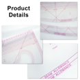 thumbnail image 5 of Sewing Ruler, French Curve Ruler Acrylic Sewing Pattern Maker, Multi-Purpose Pattern Making Ruler Fashion Design Tools for Pattern Making Fabric Cutting, 5 of 7