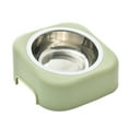 thumbnail image 2 of SPRING PARK Cat Dog Pet Bowl Stainless Steel Inclined Non Slip Splash-Proof Pet Puppy Food Water Feeding Dish, 2 of 7