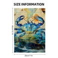 thumbnail image 2 of Orinice Blue Crab Ocean Ship Wooden Jigsaw Puzzle Vertical Style Family Friends Gift Set 300PCS, 2 of 8