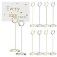 thumbnail image 3 of Raindrops 10 Pcs Wedding Table Card Holders Steel Wire Round Elegant Design Assorted Color, 3 of 8