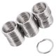 thumbnail image 5 of 50 Uds. De llaveros de Metal, llavero plano dividido, anillos DIY, llaveros de Metal planos divididos, anillos, llaveros, 5 of 6