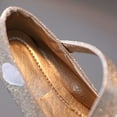 thumbnail image 5 of Zwiiyzr 2024 Girls Dress Shoes Low Heel Princess Flats Flower Wedding Party Glitter Shoes for Toddler/Little Kid/Big Kids Gold, 5 of 9