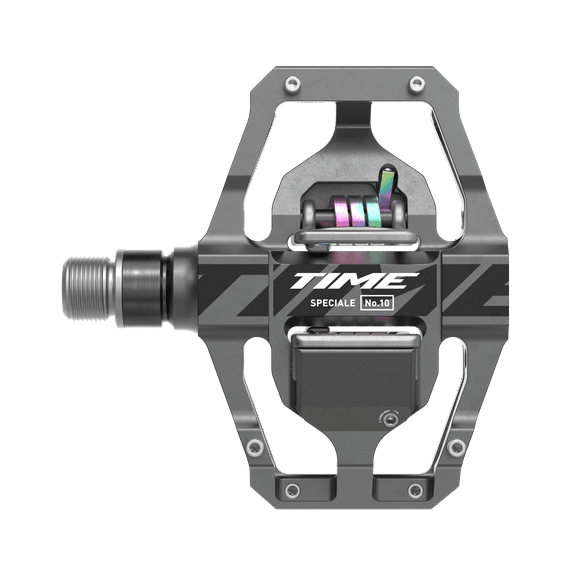 Time Speciale 10 Pedals - Dual Sided Clipless with Platform, Aluminum, 9/16", Gray, Large, B1