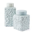 thumbnail image 2 of zuo shells covered jar (large), blue, 2 of 2