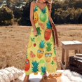 thumbnail image 2 of Lunarable Pineapple Sleeveless Dress for Women Clothing Female Women's Summer Skirt, 2 of 7