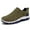 Green, variant on SIMANLAN Mens Slip On Loafer Casual Walking Shoes Comfortable Non-Slip Flats