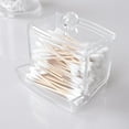 SPRING PARK Swab Holder Canisters with Lid, Bathroom Dispenser