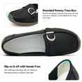 thumbnail image 4 of Ecetana Women's Leather Loafers Classic Slip-On Dress Flats Comfort Office Shoes, 4 of 8