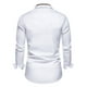 thumbnail image 3 of Blusa y camisa de manga larga con cuello vuelto para hombre, informal, de moda, con bolsillo y manga larga, para hombre, 3 of 3