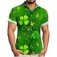 thumbnail image 1 of Blusa y camisa de manga corta con cuello vuelto para hombre, blusa informal de moda con cuello vuelto, blusa estampada de manga corta con botones, blusa de poliéster para hombre, 1 of 6