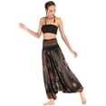 thumbnail image 2 of Combinaison Harem Boho Taille Smockée en Rayonne 2 en 1 pour Femmes, 2 of 7