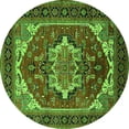 thumbnail image 1 of Ahgly Company Indoor Round Persian Green Traditional Area Rugs, 7' Round, 1 of 4