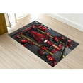 thumbnail image 6 of Printed Rug, Formula One Pit Stop Rugs, Boy Room Rug, Garage Rug, Printed Rug, Soft Rug, Housewarming Gift Rugs, 2.6'x4' - 80x120 cm, 6 of 9